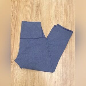 Lululemon cotton capri navy blue leggings 6 / 8